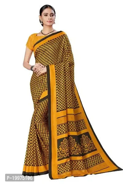 Simran Crush Malgudi Silk Saree, with Crackle Filament with Blouse Piece, Set of 1 (STYLE 13)-thumb0