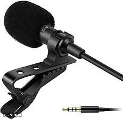 Clip Microphone for YouTube Collar Mike for Voice Recording PACK OF 1-thumb3