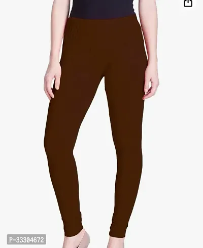 Stylish Cotton Lycra Solid Legging for Women-thumb0