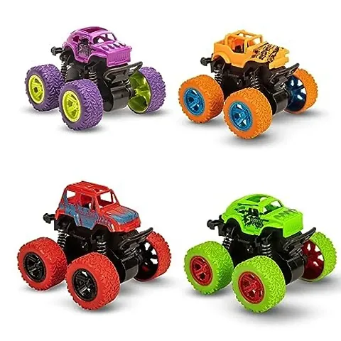 Rachmit 4x4 Mini Monster Friction Power Truck Pack of 4