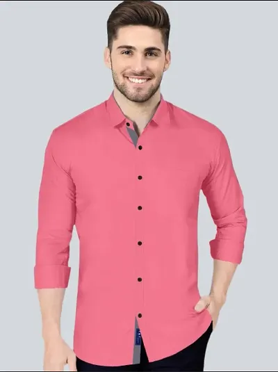 Reliable Solid Long Sleeves Casual Shirt For Men