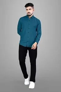 Classic Cotton Solid Casual Shirts for Men-thumb3
