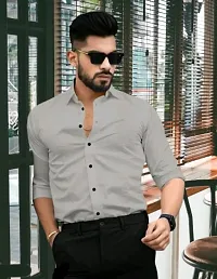Trendy Cotton Blend Maroon Pocket Shirt for Men-thumb2