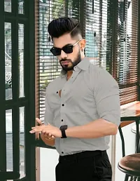 Trendy Cotton Blend Maroon Pocket Shirt for Men-thumb1