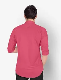 G  Son's Men's Regular Casual Shirt (Small, Sky-Blue)-thumb1