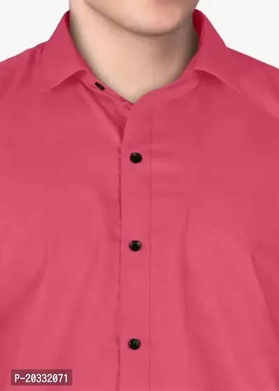 G  Son's Men's Regular Casual Shirt (Small, Sky-Blue)-thumb3
