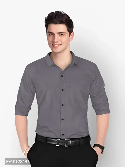 Full Grey 4 line Man Shirt