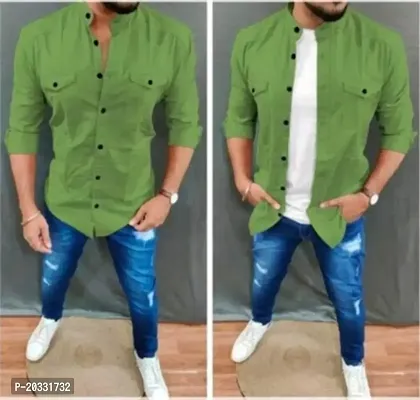 G  Son's Men's Slim Fit Stylish Full Sleeve Casual Shirts (Small, Dark-Blue)