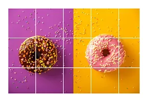 Saiii Designs Sweet Donuts Waterproof and Anti Oil Stain Kitchen Sticker-thumb1