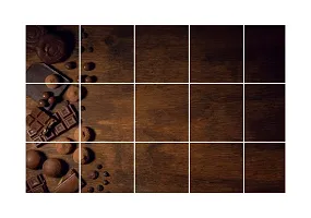 Saiii Designs Dark Choclate with Cookie Waterproof and Anti Oil Stain Kitchen Sticker-thumb1