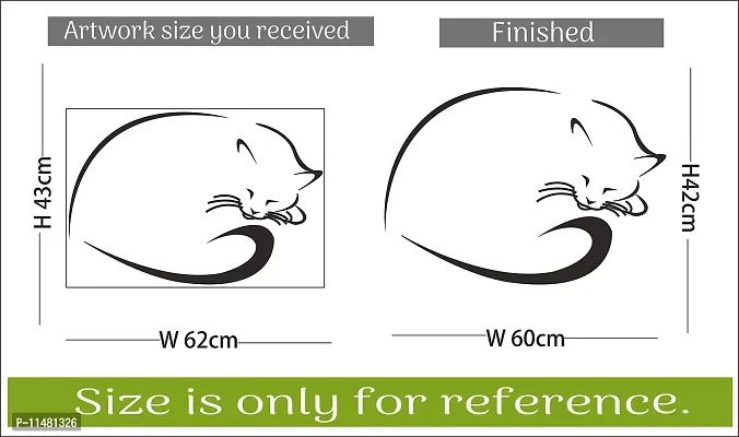 Saiii DesignsCute Cate Wall Stickers (42Cm X 60Cm)-thumb3