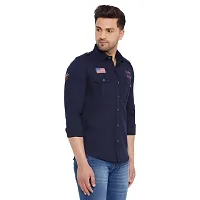 Navy Cargo Cotton shirt-thumb1