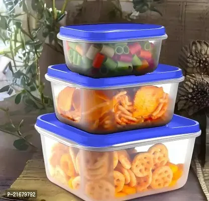 Classic Set Of 3 Airtight Different Sized Storage Containers-thumb0