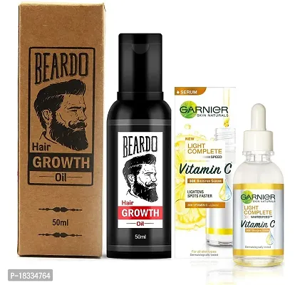 Face serum with beard oil