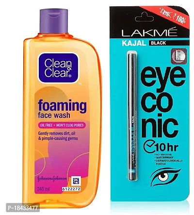 Clean  Clear Foaming Face Wash with Kajal-thumb0