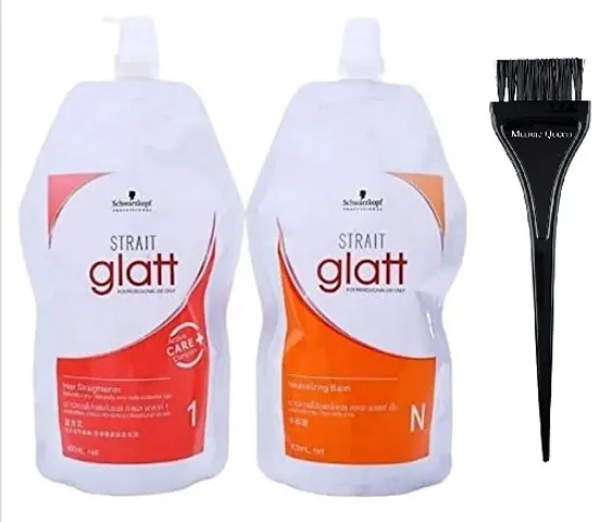 Professional Glatt Set N0 Hair Straightener cream with Hair Brush Free