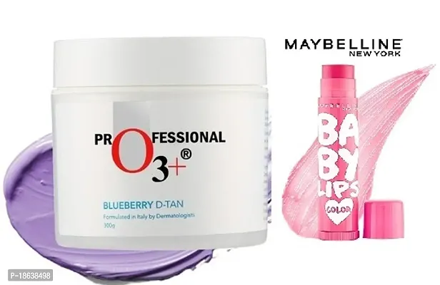 O3+ Professional D-TAN Pack for Instant Tan Removal  BABY LIPS  Free