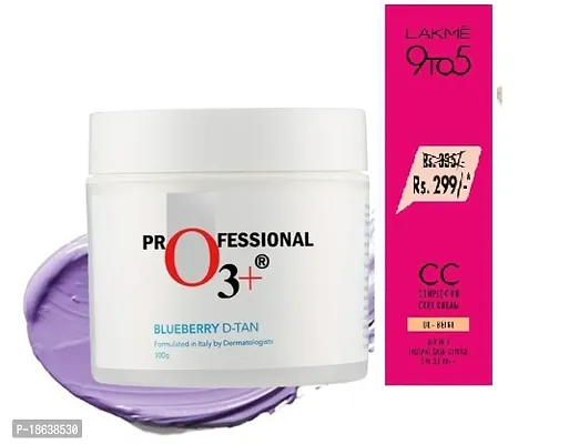 O3+ Professional D-TAN Pack for Instant Tan Removal  CC Cream -20g.m  Free