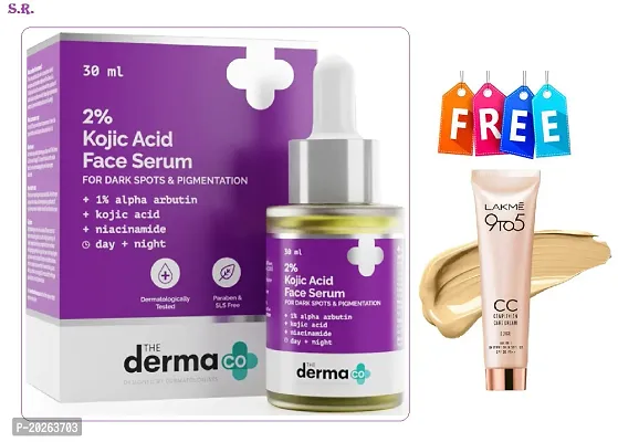 2% Derma Kojic Face Serum 30 ml  9 To 5 CC Face Ceam Free