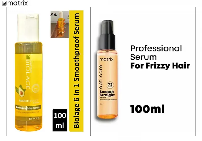 Biolage Deep Smoothing Hair Serum 100ml  Professional Matrix Opti. Care  Hair Serum 100ml