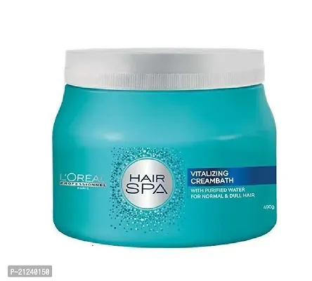 L'OREAL Vitalizing Creambath Hair Spa 490g-thumb0