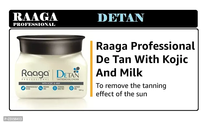 Raaga Professtional Detan With Kojic And milk 500gm