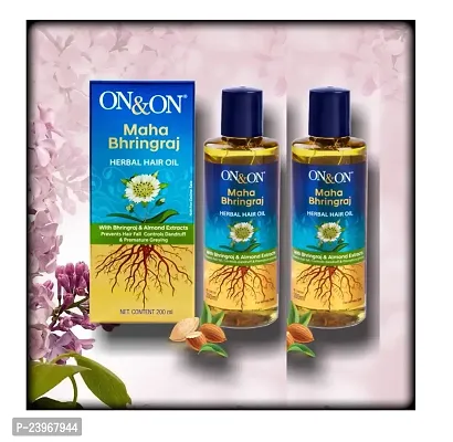 OnOn Maha Bhringraj Herbal Hair Oil 200 ml Pack Of-2-thumb0