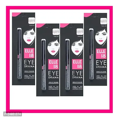 EllE 18 Eye Drama Kajal (Pack Of-4)