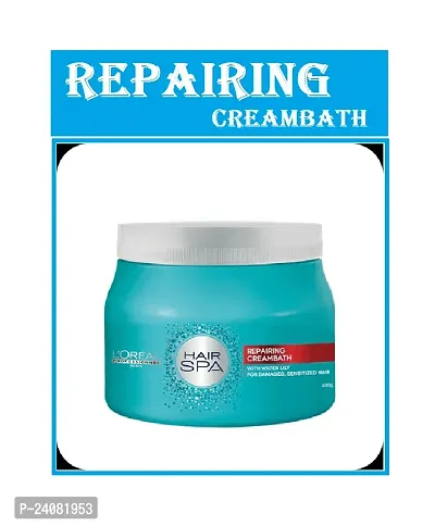 L'OREAL Repairing  Creambath Hair Spa 490gm-thumb0