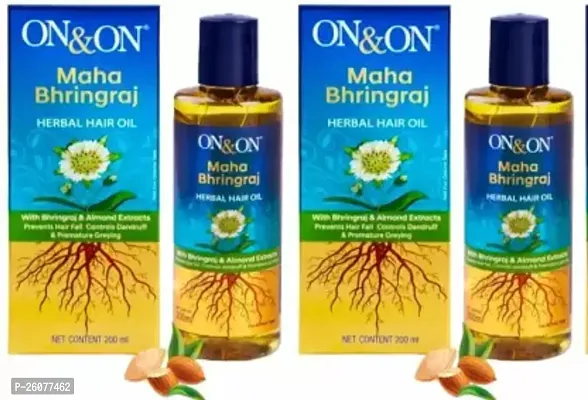 OnOn  Maha Bhringraj Hair Oil 200 ml Pack Of-2