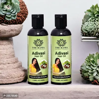 The Rama Professional Adivasi Herbal Natural Hair Growth Oil 100 ml (Pack Of-2)