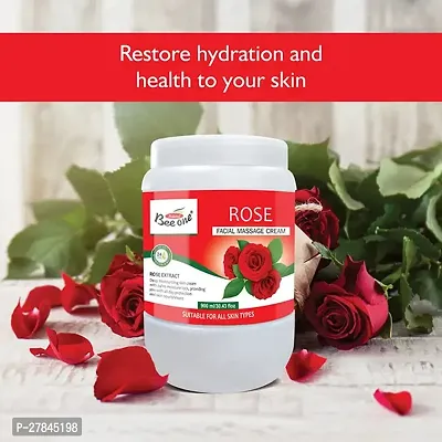 Rose Facial Massage Skin Care Cream 900 gm (Pack Of-1)