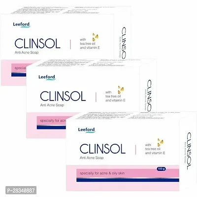 Clinsol Original Vitamin E Anti Acne Soap 75 gm (Pack Of-3)