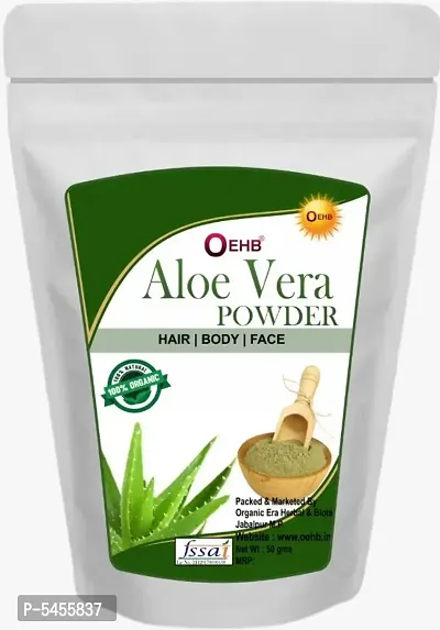 OEHB 100% Organic Aloevera Powder 100gm-thumb0