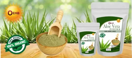 OEHB 100% Organic Aloevera Powder 100gm-thumb1