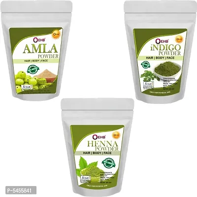 OEHB 3 IN 1 Amla , Henna and Indigo (Each 50gm )