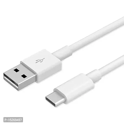 Siwi Type-C USB Cable for Honor 30 USB Cable Original Like | Charger Cable | Rapid Quick Dash Fast Charging Cable | Data Sync Cable | Type C to USB-A Cable (4 Amp, 1 Meter/3.2 Feet, TC6, White)-thumb0