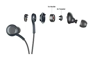 Siwi Earphone for Jivi N6060 Plus Earphones Original Like Wired Noise Cancellation In-Ear Headphones Stereo Deep Bass Head Hands-free Headset Earbud With Built in-line Mic, Call Answer/End Button, Music 3.5mm Aux Audio Jack (AK14, Black)-thumb3