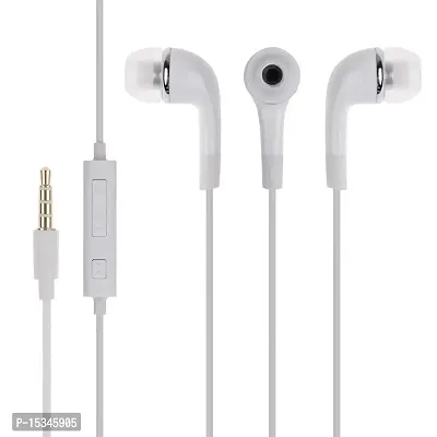 Siwi Earphone for Intex Aqua Dream 2 Earphones Original Like Wired Noise Cancelling In-Ear Headphones Stereo Deep Bass Head Hands-free Headset Earbud With Built in-line Mic, Call Answer/End Button, Music 3.5mm Aux Audio Jack (YR11, White)-thumb2