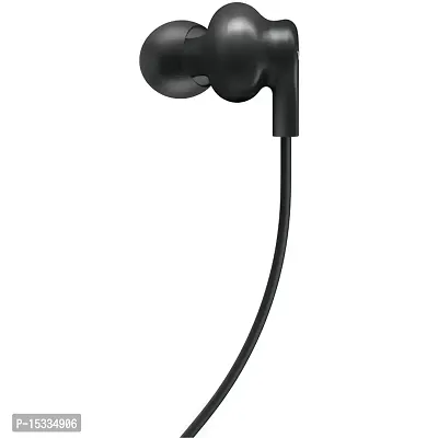 Siwi Earphone for Micromax X402 Earphones Original Like Wired Noise Cancelling In-Ear Headphones Stereo Deep Bass Head Hands-free Headset Earbud With Built in-line Mic, Call Answer/End Button, Music 3.5mm Aux Audio Jack (VIB2, Black)-thumb3