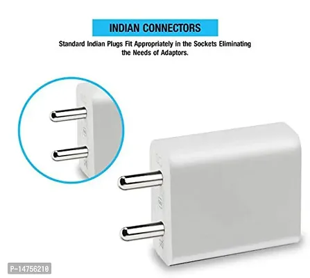 Siwi Fast Type-C Charger for Smartron SRT.Phone Charger Adapter Wall Charger | Mobile Charger | Fast Charger | Android Charger with 1 Meter USB Type C Charging Data Cable (2.4 Amp, TWE, White)-thumb4