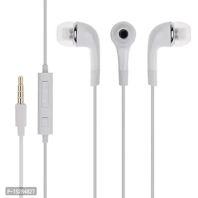 Earphones for Nubia Z18 Mini / Z 18 Mini Earphone Original Like Wired In-Ear Headphones Stereo Deep Bass Head Hands-free Headset Earbud With Built in-line Mic, Call Answer/End Button, Music 3.5mm Aux Audio Jack (YR8, White)-thumb2