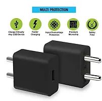 Siwi Fast Type-C Charger for Realme C15 / C 15 Charger Adapter Wall Charger | Mobile Charger | Fast Charger | Android Charger with 1 Meter USB Type C Charging Data Cable (2.4 Amp, TBE, Black)-thumb4