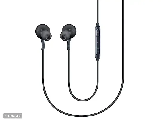 Siwi Earphone for Micromax X730 Earphones Original Like Wired Noise Cancellation In-Ear Headphones Stereo Deep Bass Head Hands-free Headset Earbud With Built in-line Mic, Call Answer/End Button, Music 3.5mm Aux Audio Jack (AK14, Black)-thumb2