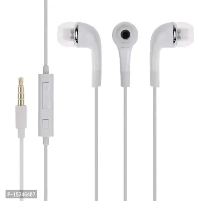 Siwi Earphone for Vivo V5 Plus Earphones Original Like Wired Noise Cancelling In-Ear Headphones Stereo Deep Bass Head Hands-free Headset Earbud With Built in-line Mic, Call Answer/End Button, Music 3.5mm Aux Audio Jack (YR11, White)-thumb2