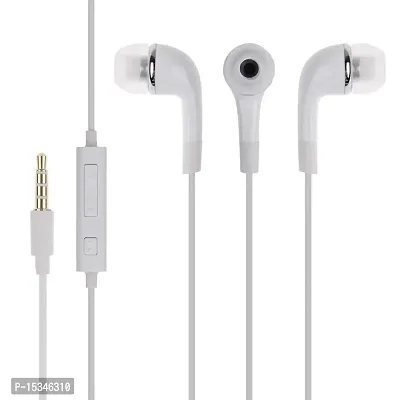 Siwi Earphone for LG V50 ThinQ / V 50 ThinQ Earphones Original Like Wired Noise Cancelling In-Ear Headphones Stereo Deep Bass Head Hands-free Headset Earbud With Built in-line Mic, Call Answer/End Button, Music 3.5mm Aux Audio Jack (YR11, White)-thumb2