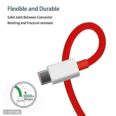 Siwi Type-C USB Cable for Xiaomi Mix 5 Pro USB Cable Original Like | Charger Cable | Rapid Quick Dash Fast Charging Cable | Data Sync Cable | Type C to USB-A Cable (4 Amp, 1 Meter/3.2 Feet, TC4, Red)-thumb5