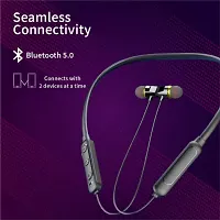 Siwi Wireless Bluetooth Earphones for Xiaomi Mi 9T / 9 T Earphones Wireless Bluetooth Neckband Flexible In-Ear Headphones Headset With Built-in Mic, Extra Deep Bass Hands-Free Call/Music, Sports Earbuds, Sweatproof (15 Hours Playtime, GLF, Multi)-thumb4