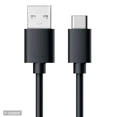 5W to 20W Type-C USB Cable for Ulefone Armor 3 / Armor3 USB Cable Original Like | Charger Cable | Rapid Quick Dash Fast Charging Cable | Data Sync Cable | Type C to USB-A Cable (4 Amp, 1 Meter/3.2 Feet, TC8, Black)-thumb0