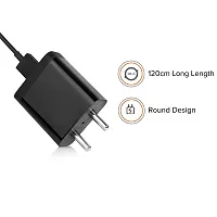 Siwi Fast Type-C Charger for Coolpad Cool1 Dual/Cool 1 Charger Adapter Wall Charger | Mobile Charger | Fast Charger | Android Charger with 1 Meter USB Type C Charging Data Cable (2.4 Amp, TMI, Black)-thumb1